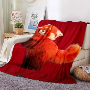 Turning Red Blanket Flannel Fleece Blanket Throw Quilt Blanket