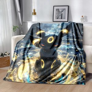 Umbreon Blanket Flannel Fleece Blanket Throw Quilt Blanket