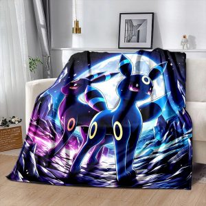 Umbreon Blanket Flannel Fleece Blanket Throw Quilt Blanket