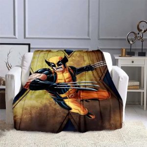 Wolverine Blanket Flannel Fleece Blanket Throw Quilt Blanket
