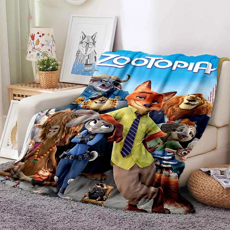 Zootopia Blanket Flannel Fleece Blanket Throw Quilt Blanket